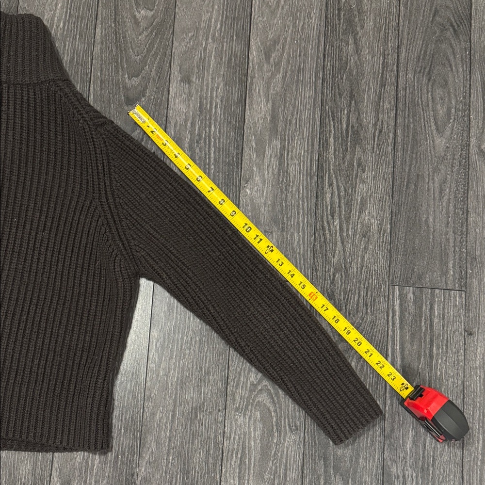 Women’s Uniqlo Brown Ribbed zip cardigan Sweater Size XL - Picture 3 of 3